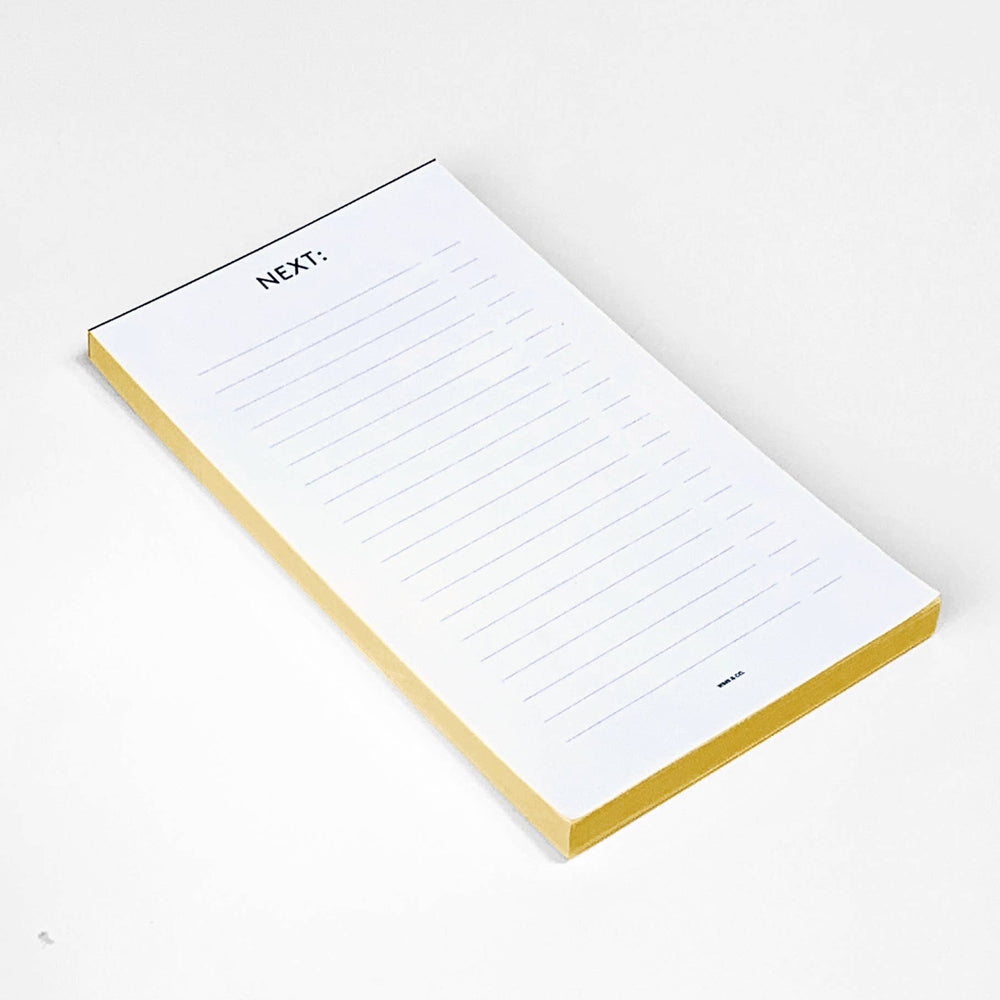 
                      
                        Wms&Co. - "Next" Note Pad with Gold Edges
                      
                    