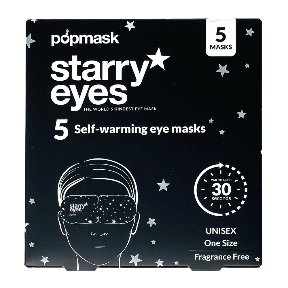 
                      
                        Popmask London - Starry Eyes Fragrance-free Self-warming Sleep Masks (5 Pack)
                      
                    